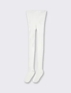 Piazza Italia Leggings E Jogger|Leggings E Jogger<Calza con lavorazione a treccine da bambina - Bianco sporco