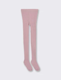 Piazza Italia Leggings E Jogger|Leggings E Jogger<Calza con lavorazione a treccine da bambina - Rosa