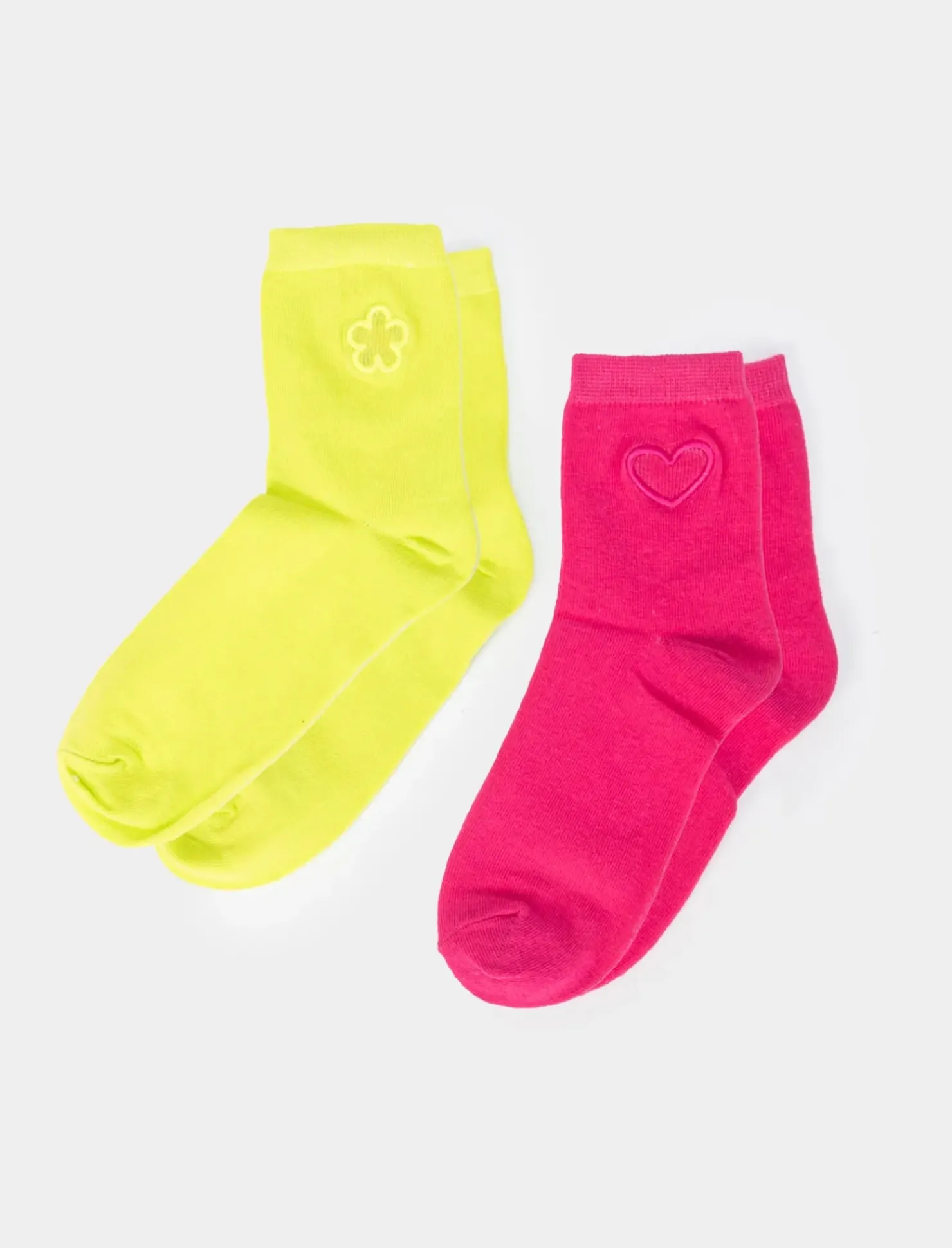 Piazza Italia Calzino da donna Bipack con cuori - Fuxia Shop