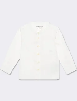 Piazza Italia Camicie<Camicia 100% cotone stile coreano, con tasca e ricamo frontale. vestibilità regular - sporco