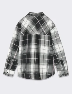 Piazza Italia Bambina|Camicie E Bluse<Camicia a quadri loose fit -