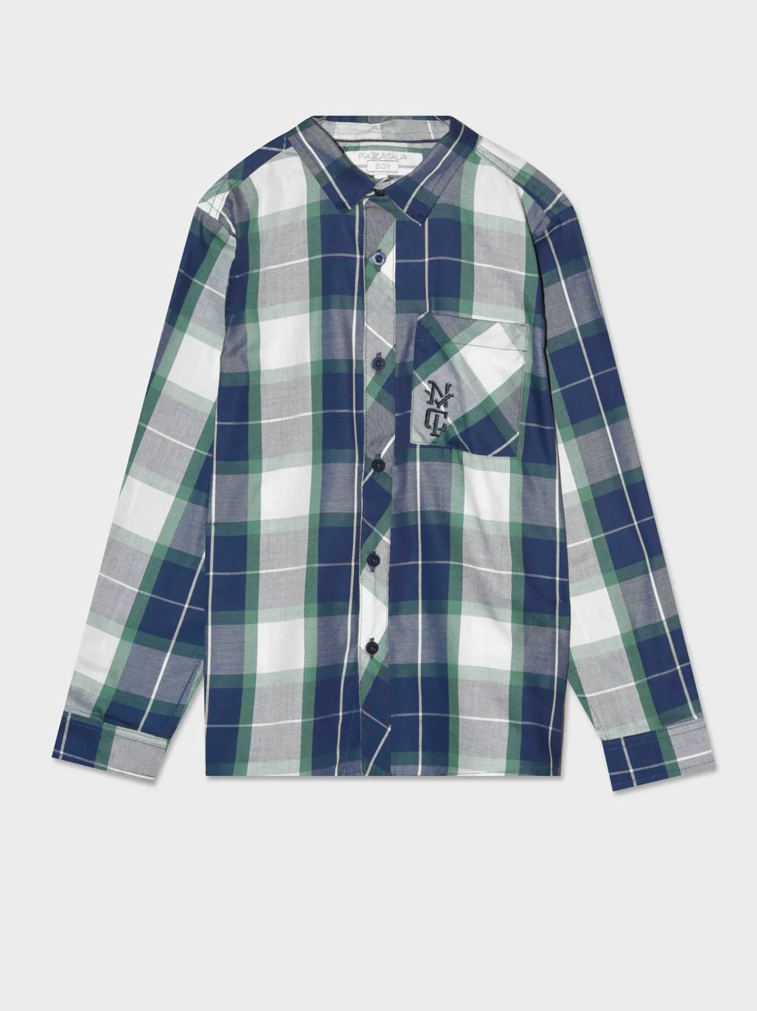 Bambino Piazza Italia Bambino|Camicie<Camicia a quadri manica lunga -