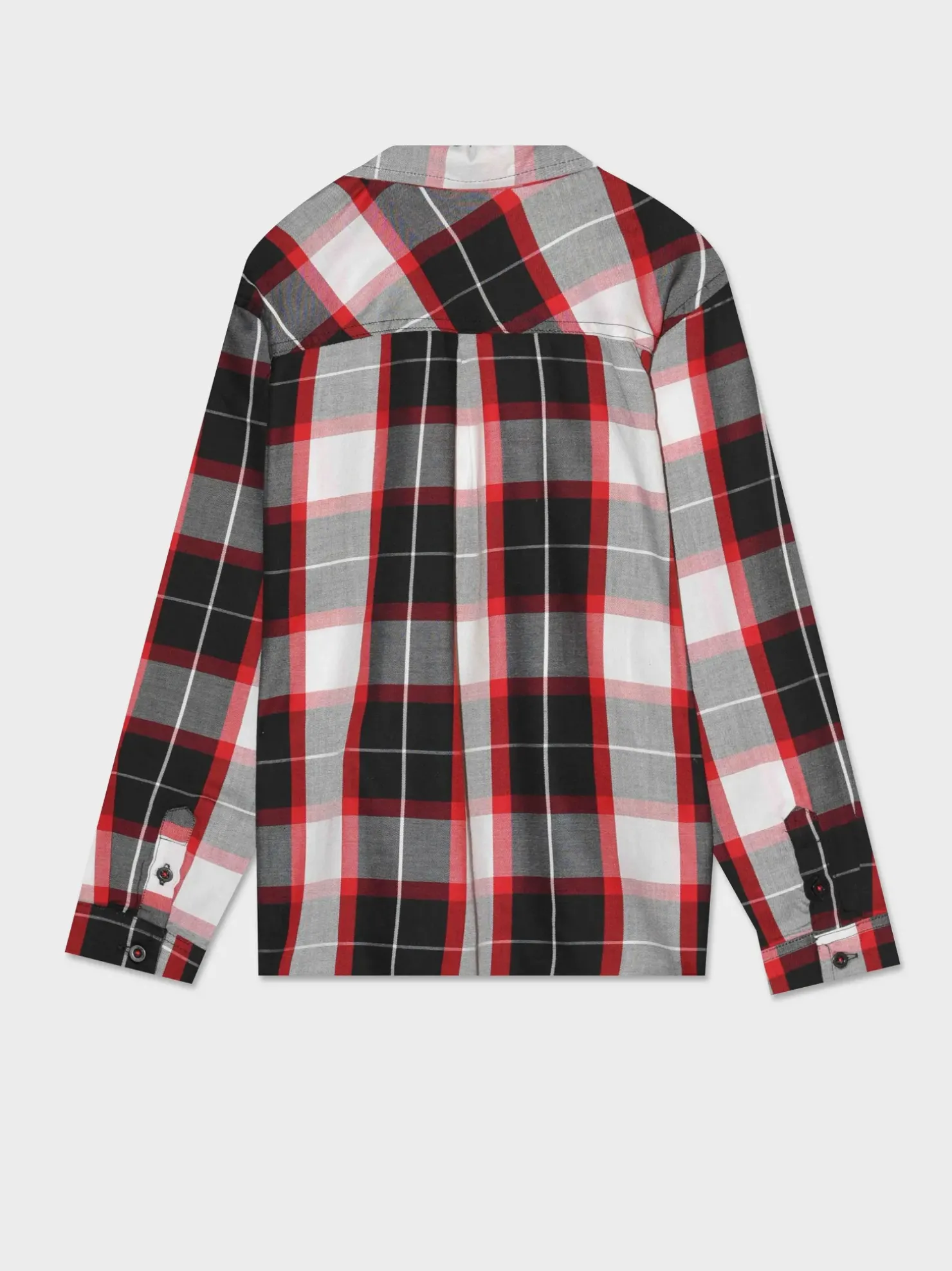 Piazza Italia Camicia a quadri manica lunga - Rosso New