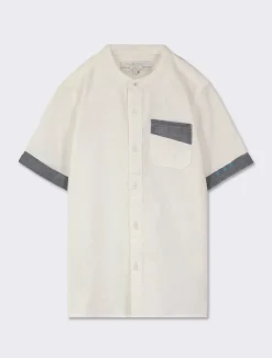 Bambino Piazza Italia Bambino<Camicia con collo coreano - sporco