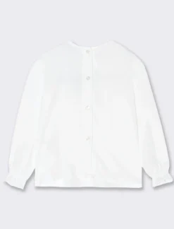 Piazza Italia Neonata<Camicia elegante con fiocco tartan - Bianco panna