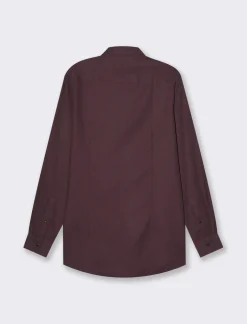 Uomo Piazza Italia Uomo|Camicie<Camicia formal fit regular con collo francese - Bordeaux