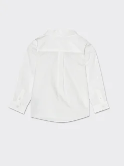 Piazza Italia Camicie<Camicia in cotone con ricamo linea basic - sporco