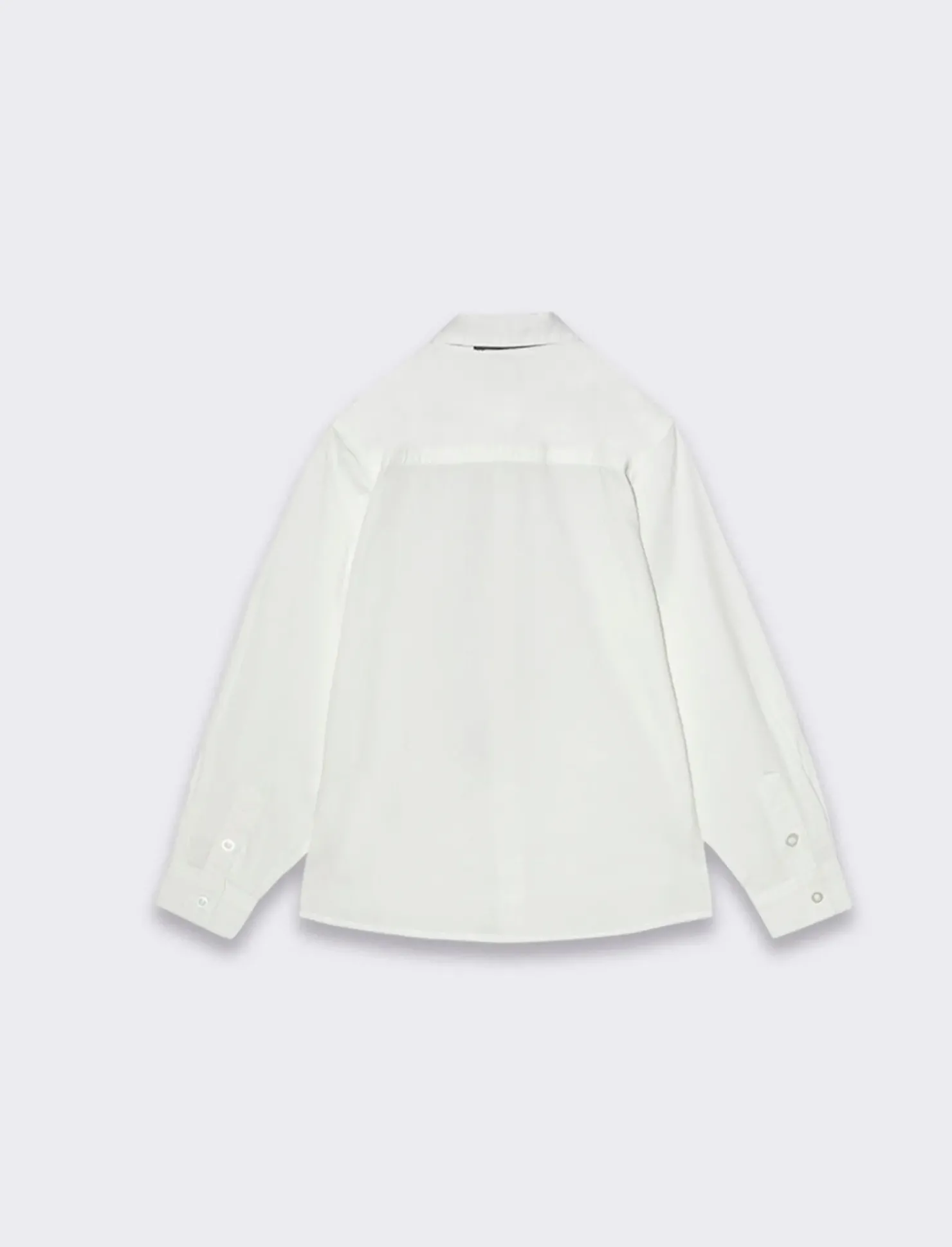 Piazza Italia Camicia in cotone modello regular e applicazione accessorio cravatta - Bianco Cheap