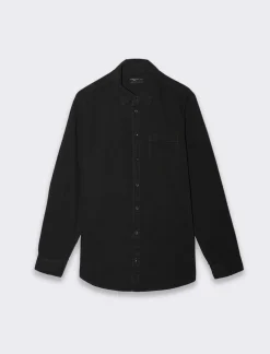 Uomo Piazza Italia Uomo|Camicie<Camicia in denim regular fit colletto revers a maniche lunghe -