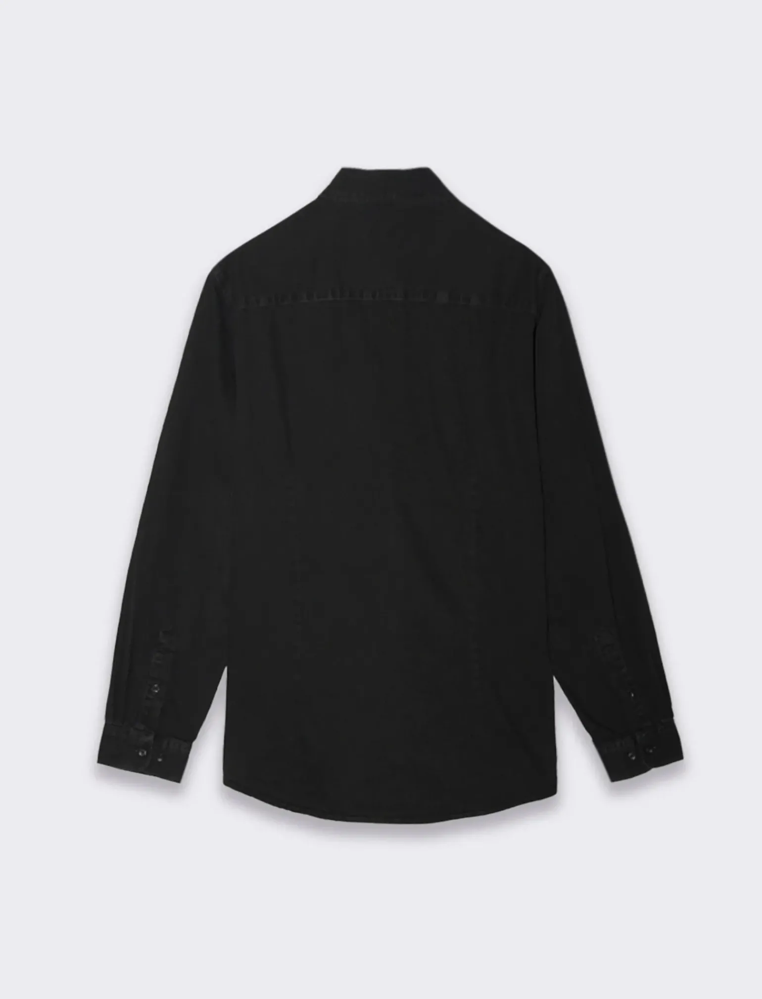 Uomo Piazza Italia Uomo|Camicie<Camicia in denim regular fit colletto revers a maniche lunghe -