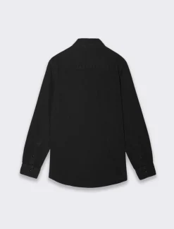 Uomo Piazza Italia Uomo|Camicie<Camicia in denim regular fit colletto arevers e maniche lunghe -