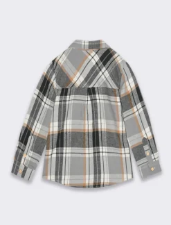 Piazza Italia Neonato|Camicie<Camicia in flanella con nastri stampati nei lati e applicazioni frontali - Fantasia