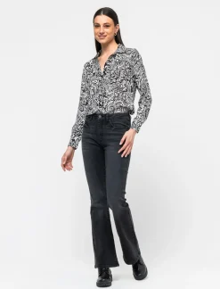 Donna Piazza Italia Donna|Camicie E Casacche<Camicia in georgette stampata in diverse fantasie - var 1