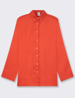 Donna Piazza Italia Donna<Camicia in satin -