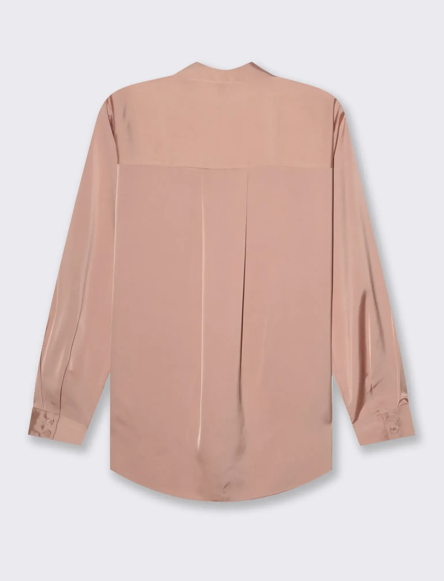 Donna Piazza Italia Donna|Camicie E Casacche<Camicia in satin manica lunga vestibilità comoda -