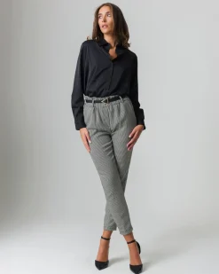 Donna Piazza Italia Donna|Camicie E Casacche<Camicia in satin manica lunga vestibilità comoda -