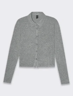 Donna Piazza Italia Donna|Camicie E Casacche<Camicia in tessuto di maglina vestibilità slim - melange