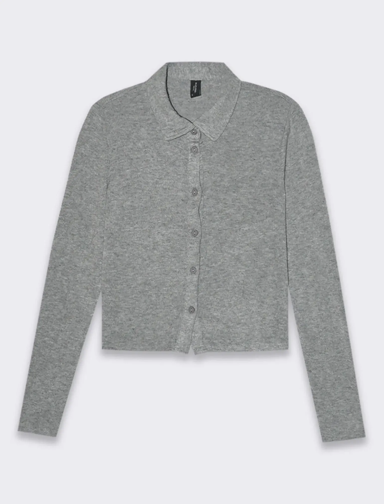 Donna Piazza Italia Donna|Camicie E Casacche<Camicia in tessuto di maglina vestibilità slim - melange