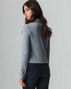 Donna Piazza Italia Donna|Camicie E Casacche<Camicia in tessuto di maglina vestibilità slim - melange