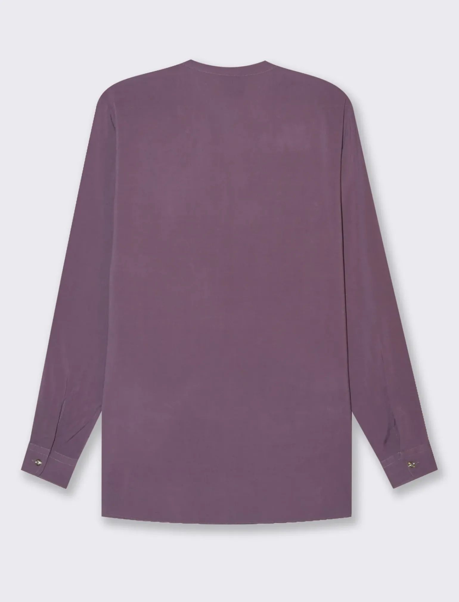 Donna Piazza Italia Camicie E Casacche<Camicia in viscosa manica lunga risvoltabile tramite alette - malva