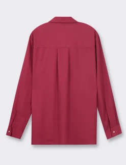 Donna Piazza Italia Donna|Camicie E Casacche<Camicia manica lunga vestibilità morbida e manica con alette risvoltabile - india