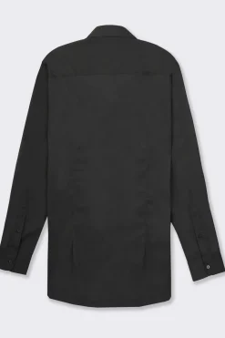 Uomo Piazza Italia Uomo|Camicie<Camicia realizzata in tessuto di cotone elasticizzato con collo francese e maniche lunghe -