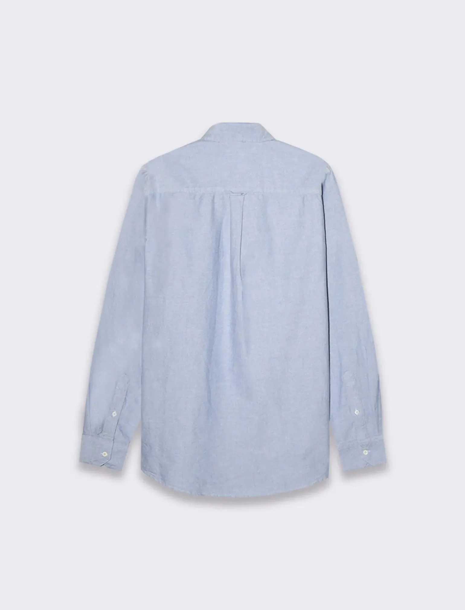 Uomo Piazza Italia Uomo|Camicie<Camicia regular fit in 100% cotone struttura oxford - Celeste