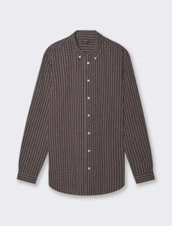 Uomo Piazza Italia Camicie<Camicia regular fit in misto cotone easy iron - Bordeaux