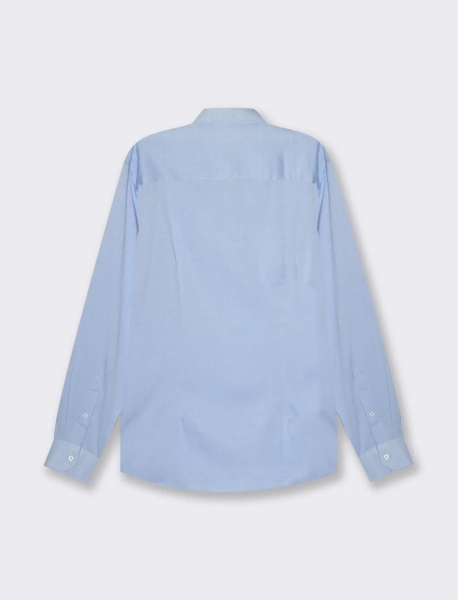 Piazza Italia Camicia regular fit in tessuto oxford misto cotone - Celeste Azzurro Sale