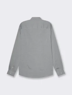 Piazza Italia Camicia regular fit in tessuto oxford misto cotone - Blu Discount