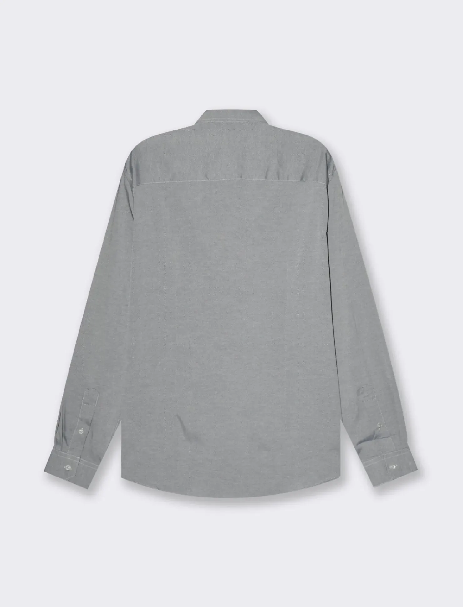 Piazza Italia Camicia regular fit in tessuto oxford misto cotone - Blu Discount