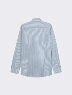 Piazza Italia Camicia regular fit in tessuto di misto cotone easy iron con collo francese e maniche lunghe - ette Blu Fashion