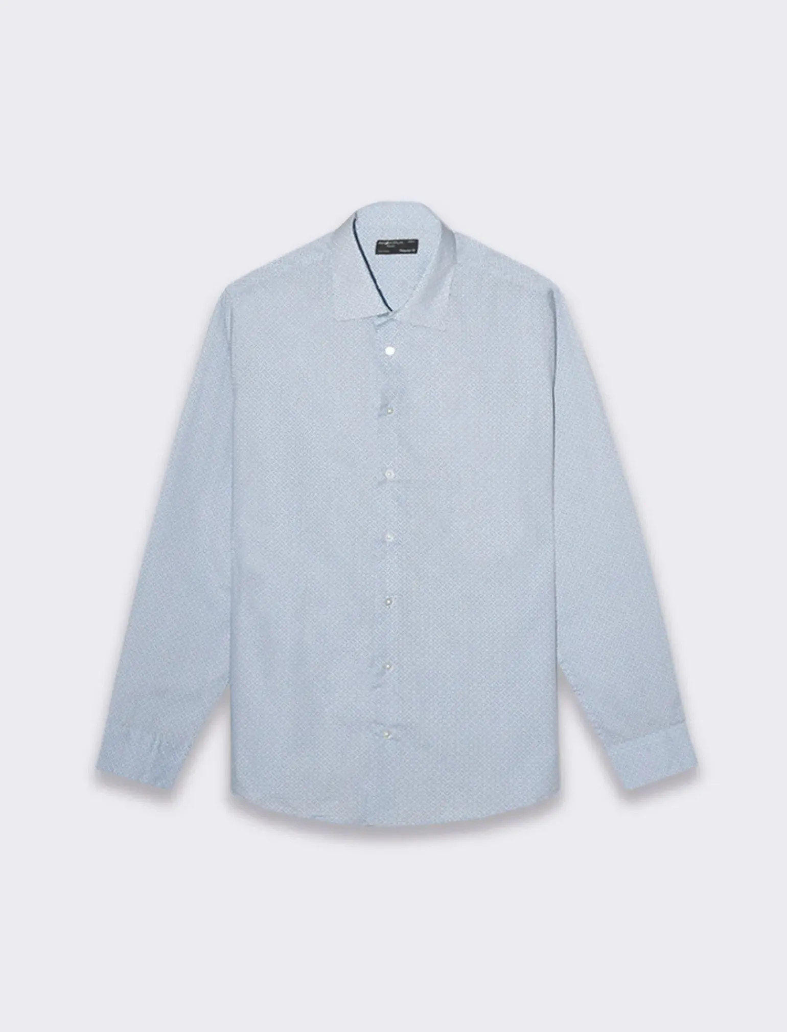 Uomo Piazza Italia Uomo|Camicie<Camicia regular fit in tessuto di misto cotone easy iron - Celeste