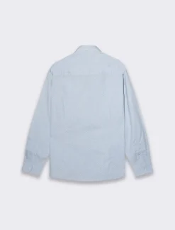 Uomo Piazza Italia Uomo|Camicie<Camicia regular fit in tessuto di misto cotone easy iron - Celeste