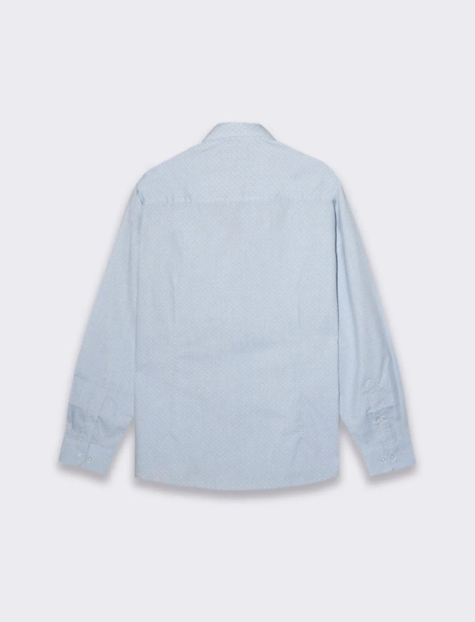 Uomo Piazza Italia Uomo|Camicie<Camicia regular fit in tessuto di misto cotone easy iron - Celeste