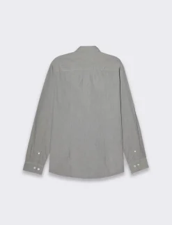 Uomo Piazza Italia Camicie<Camicia regular fit realizzata in tessuto di misto cotone fil a fil easy iron con collo francese e m -