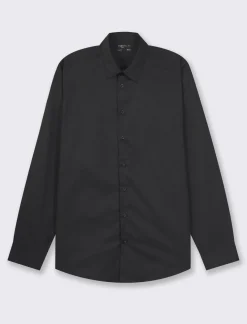 Uomo Piazza Italia Camicie<Camicia slim fit realizzata in tessuto di misto cotone easy iron -