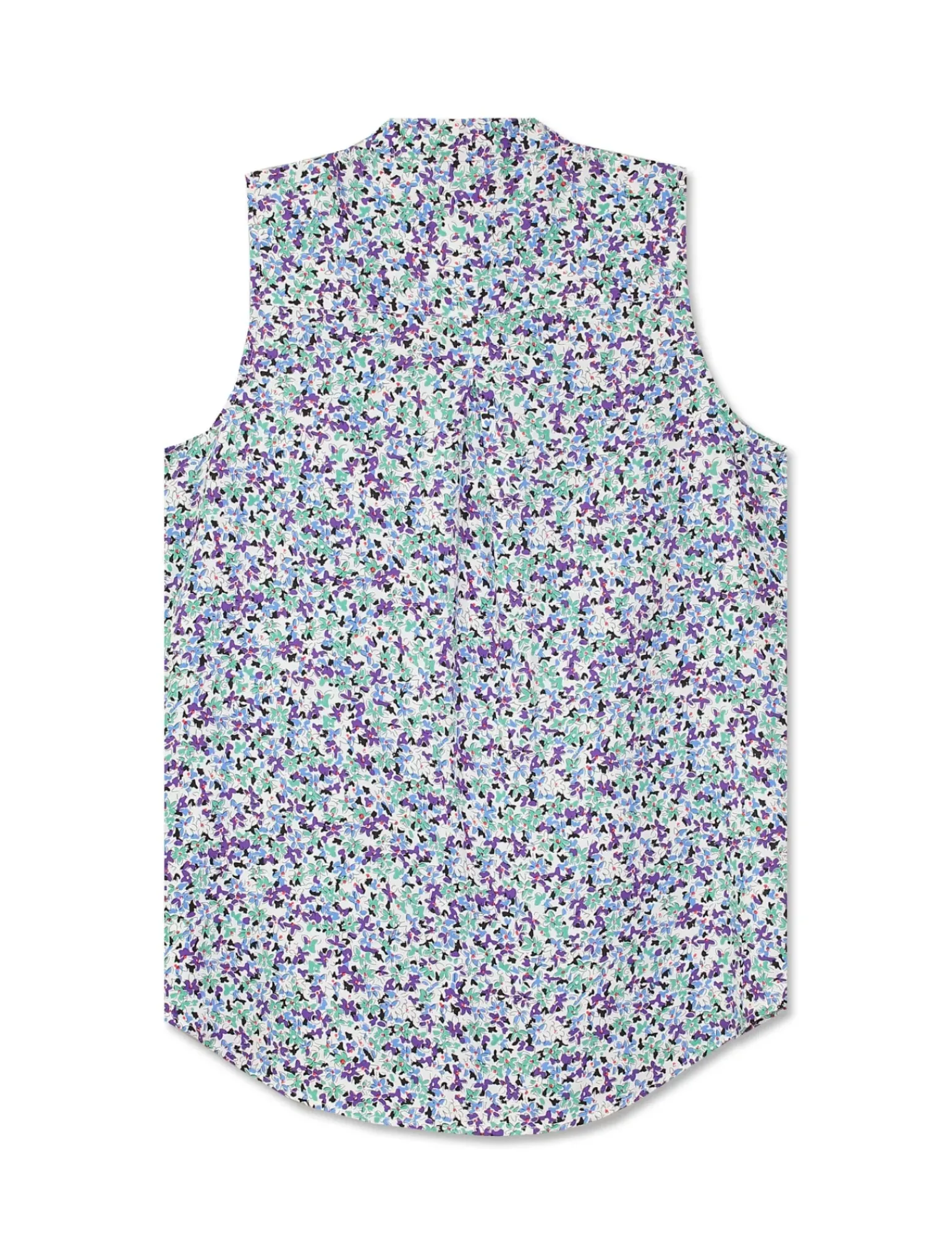 Donna Piazza Italia Camicie E Casacche<Camicia smanicata vestibilità regular con bottoni effetto madreperla - var 2