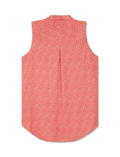 Donna Piazza Italia Camicie E Casacche<Camicia smanicata vestibilità regular con bottoni effetto madreperla - var 3