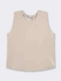 Donna Piazza Italia Donna|T-Shirt E Top<Canotta con chiusura a fiocco sul retro del collo -