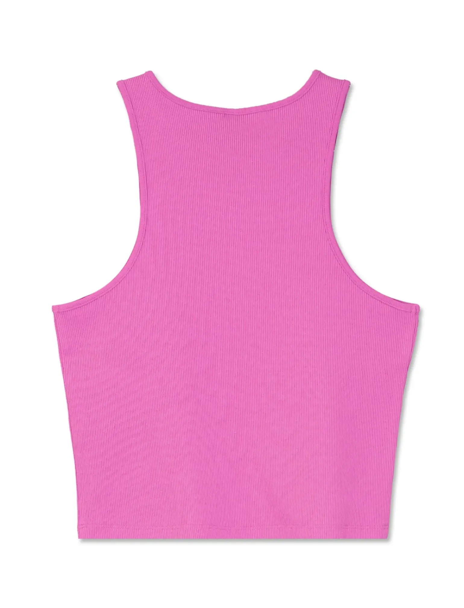 Donna Piazza Italia Donna|T-Shirt E Top<Canotta cropped in tessuto elastico a costina doppia vestibilità slim -