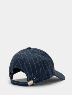 Uomo Piazza Italia Uomo|Cappelli E Berretti<Cappello baseball a righe da uomo - navy