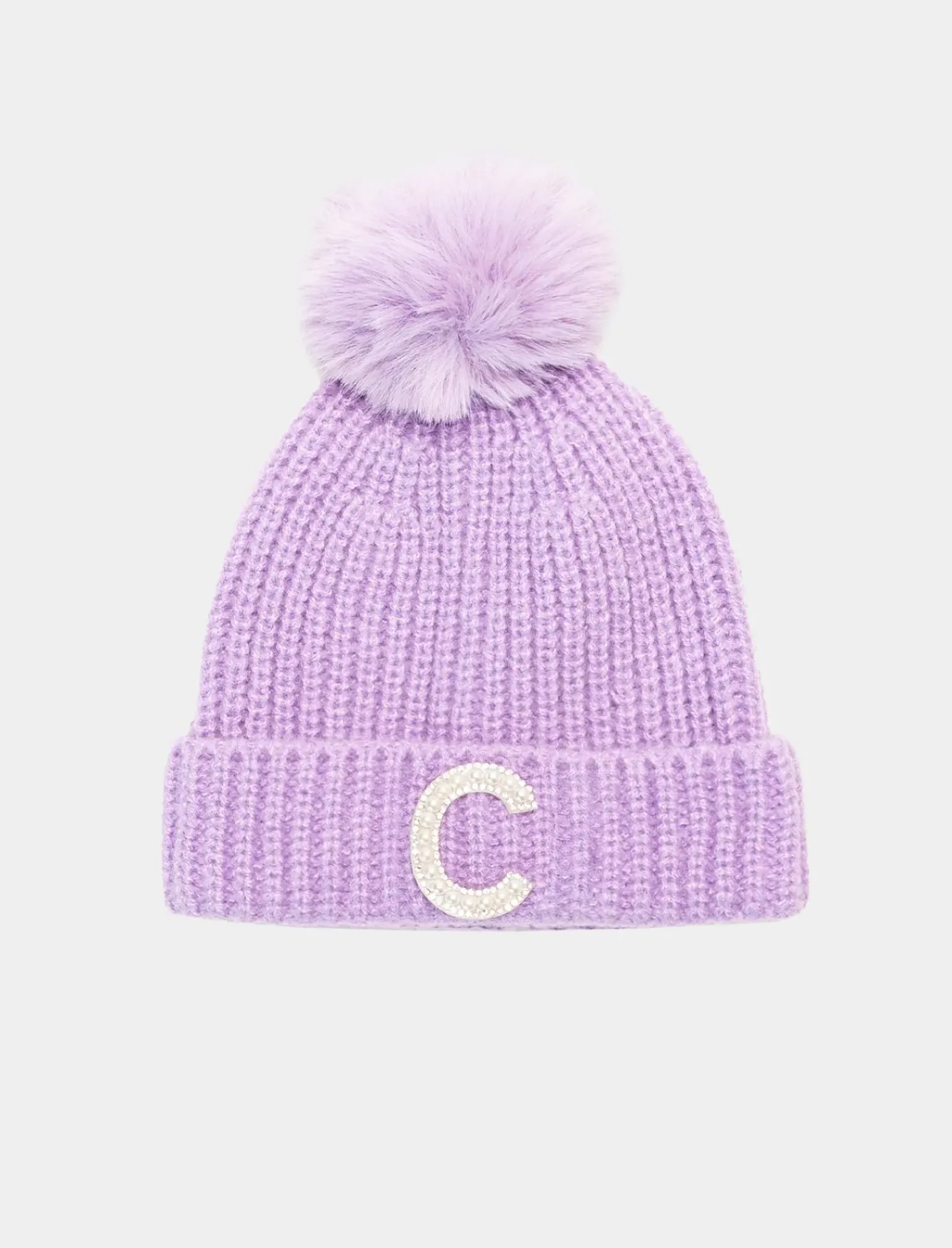 Piazza Italia Cappelli E Berretti<Cappello con pon pon e lettera in perle - var 2