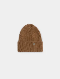 Donna Piazza Italia Cappelli E Berretti<Cappello da donna modello cuffia con risvolto - Cammello