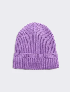 Donna Piazza Italia Cappelli E Berretti<Cappello da donna modello cuffia con risvolto - Lilla