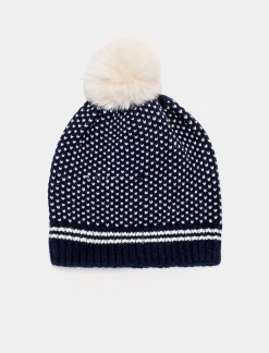 Piazza Italia Neonato|Accessori<Cappello da neonato con pon pon - Blu