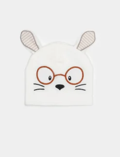 Piazza Italia Accessori<Cappello da neonato modello coniglio in ciniglia -