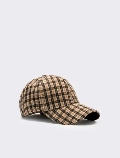 Uomo Piazza Italia Uomo|Cappelli E Berretti<Cappello da uomo baseball a quadri -