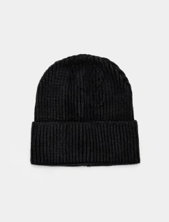 Uomo Piazza Italia Cappelli E Berretti<Cappello da uomo in costine con risvolto - Nero