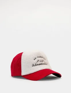Bambino Piazza Italia Bambino|Cappelli E Berretti<Cappello modello baseball da bambino stampa agnellino - Rosso